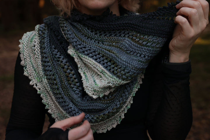 Whispering Hollow Knit Cowl Pattern