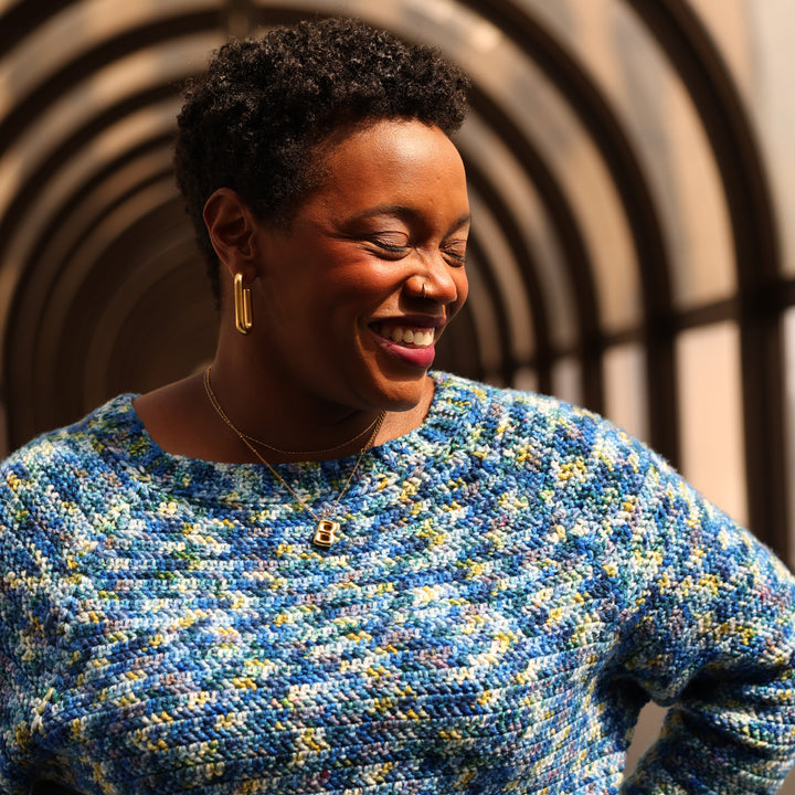 Impressions Pullover Crochet Pattern & Yarn Kit