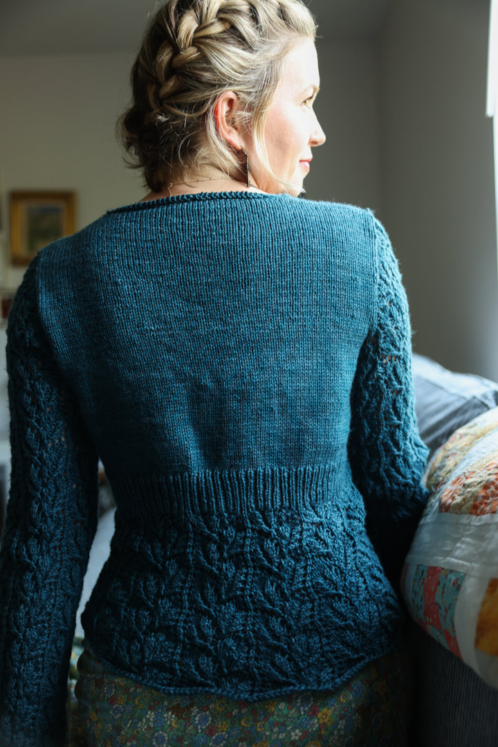 Elm Lace Pullover Knit Pattern & Kit