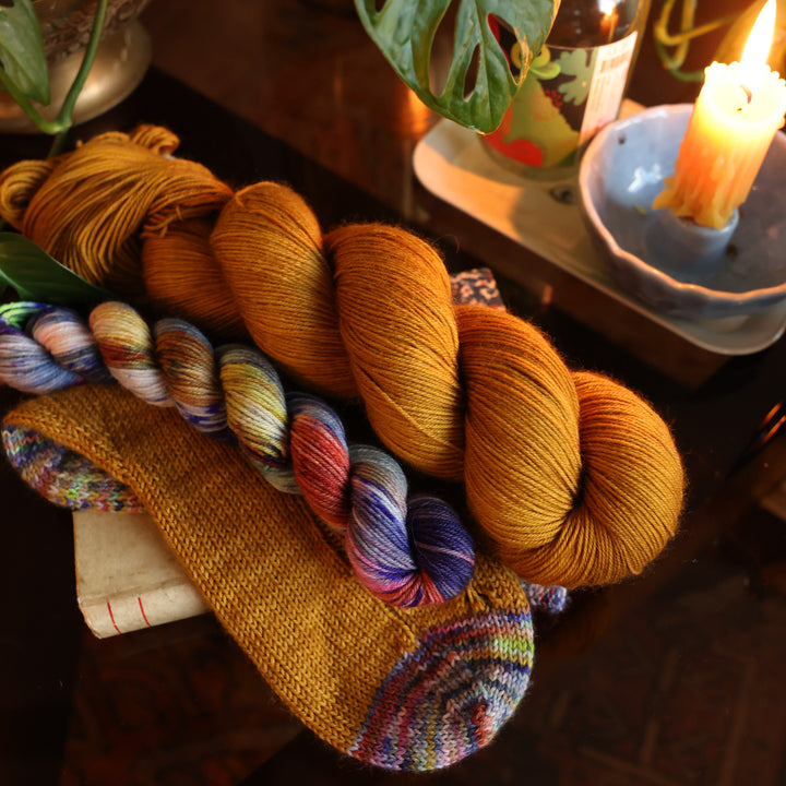 Quietstep Knit Pattern & Yarn Kit