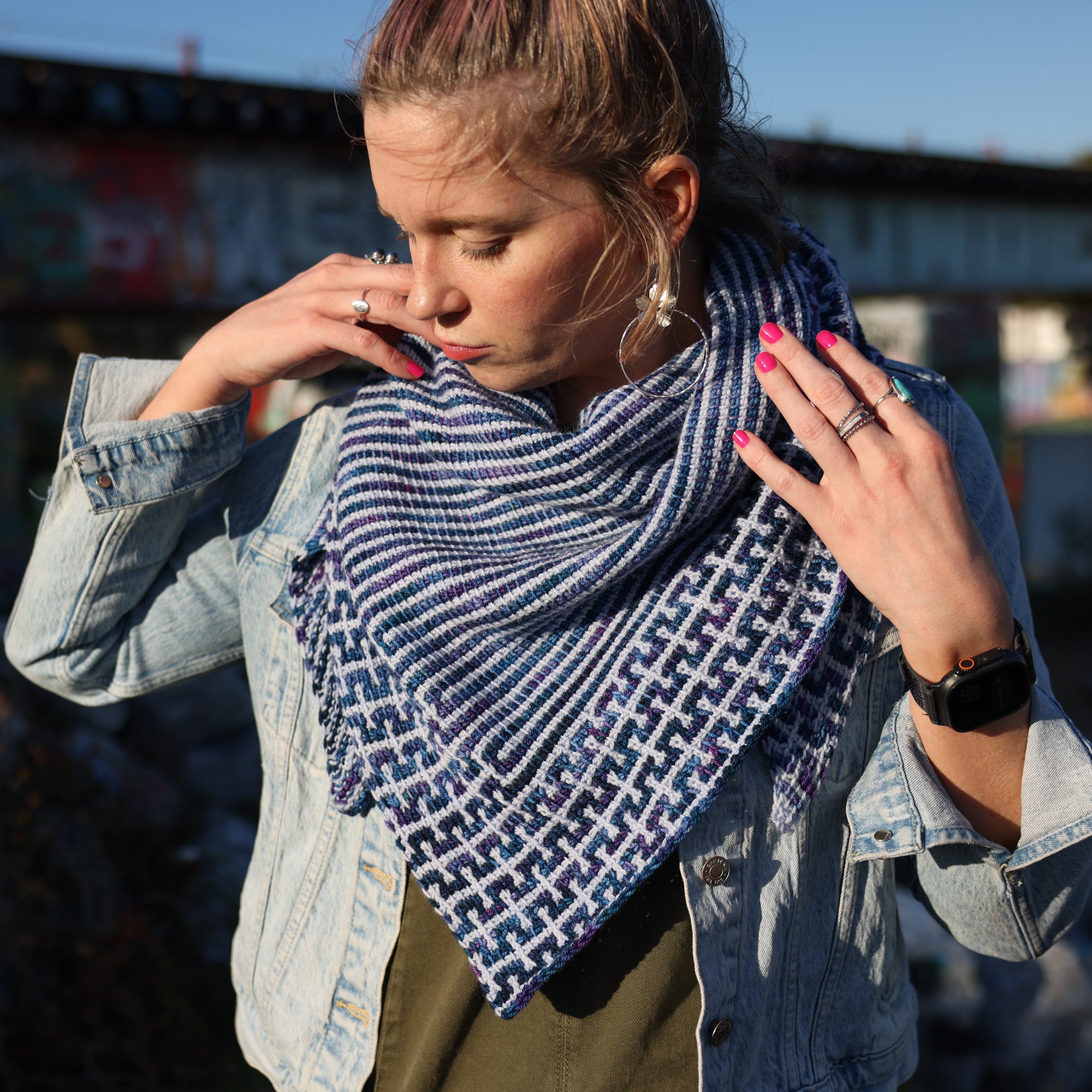 Calliope Shawl Tunisian Crochet Pattern – Bad Sheep Yarn Calliope Shawl Tunisian Crochet Pattern – Bad Sheep Yarn
