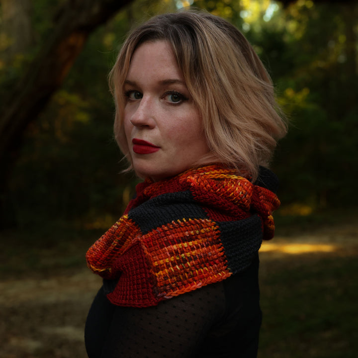 Spirited Away Tunisian Crochet Cowl Pattern