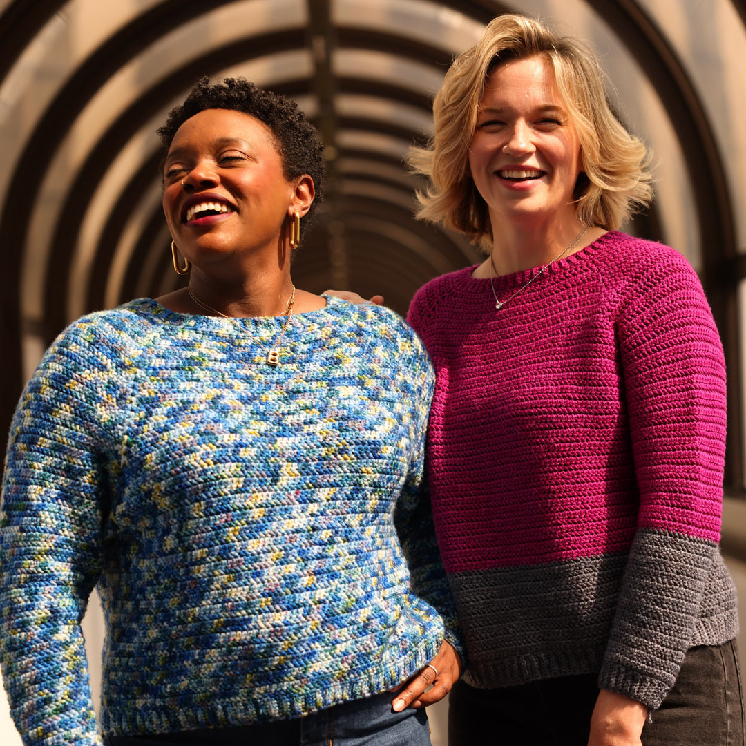 Impressions Pullover Crochet Pattern