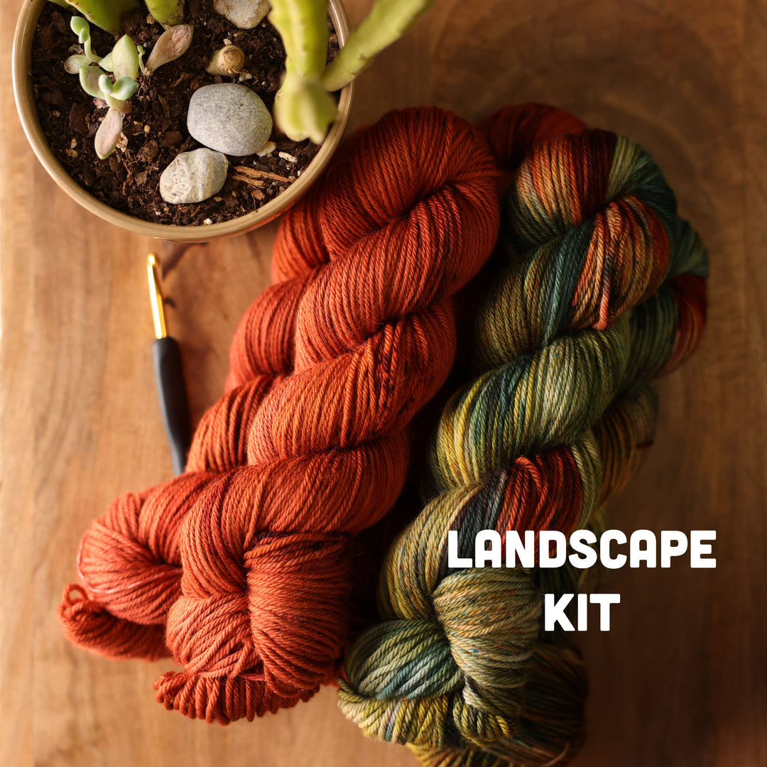 Impressions Pullover Crochet Pattern & Yarn Kit