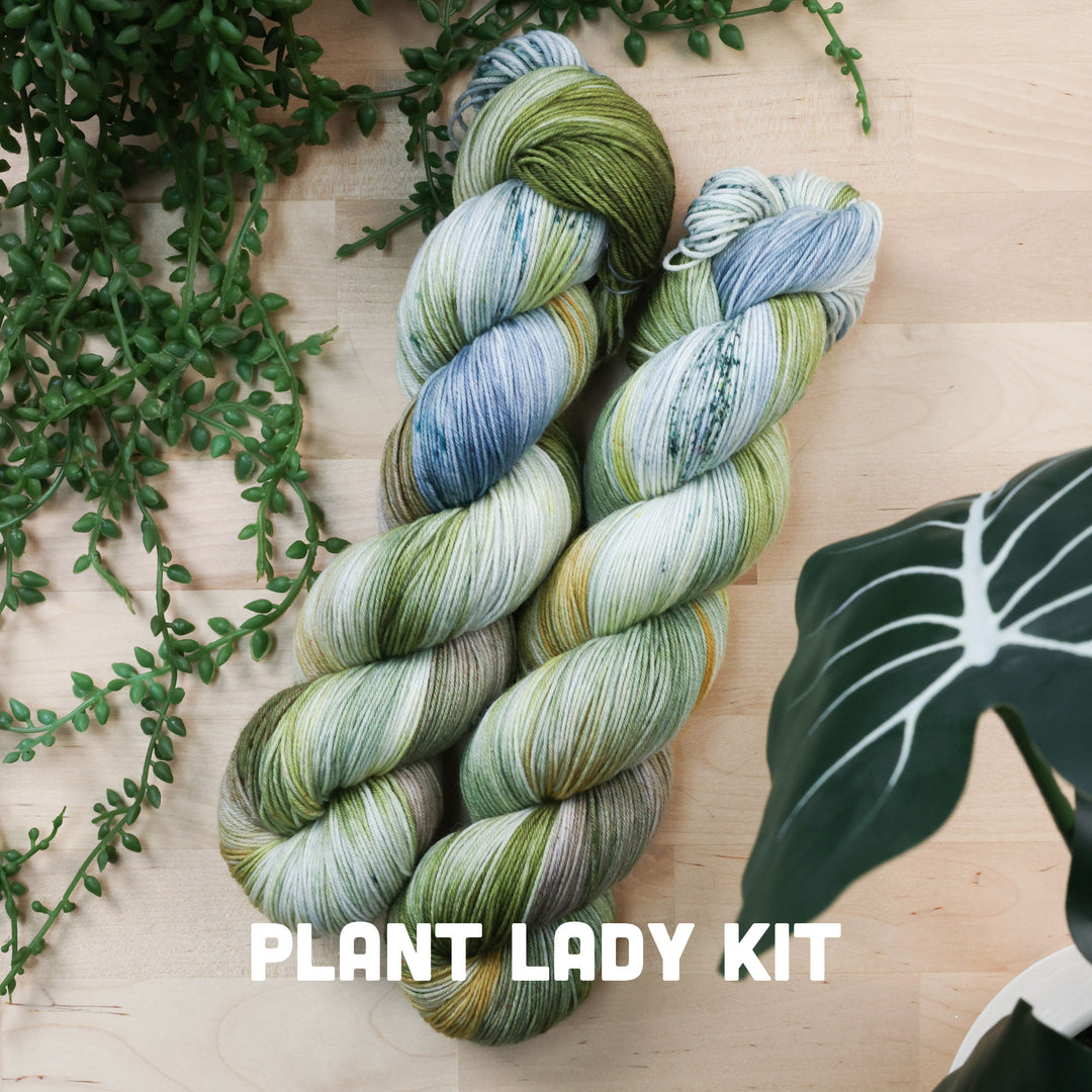 Plant Lady Shawl Knit Kit