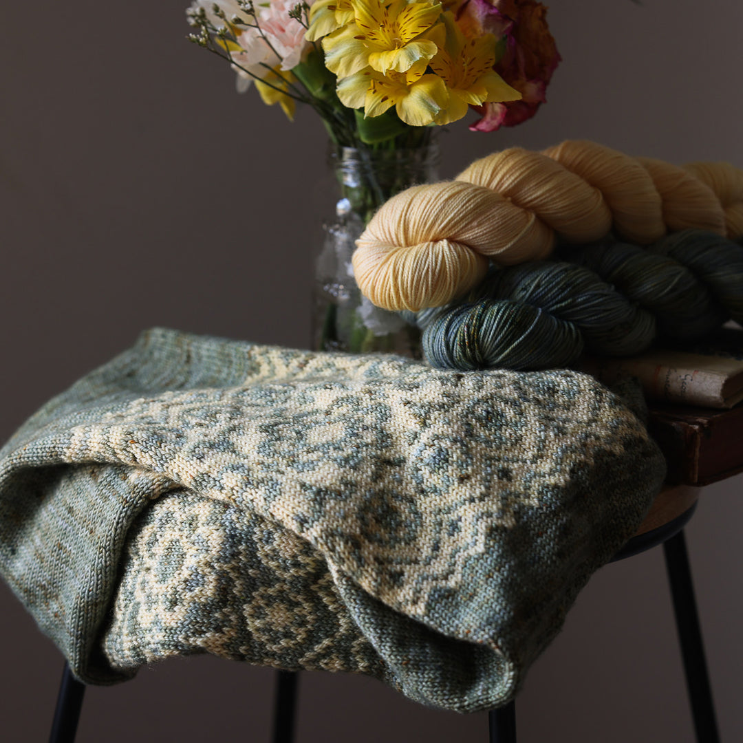 Tanana Roses Knit Pattern and Kits