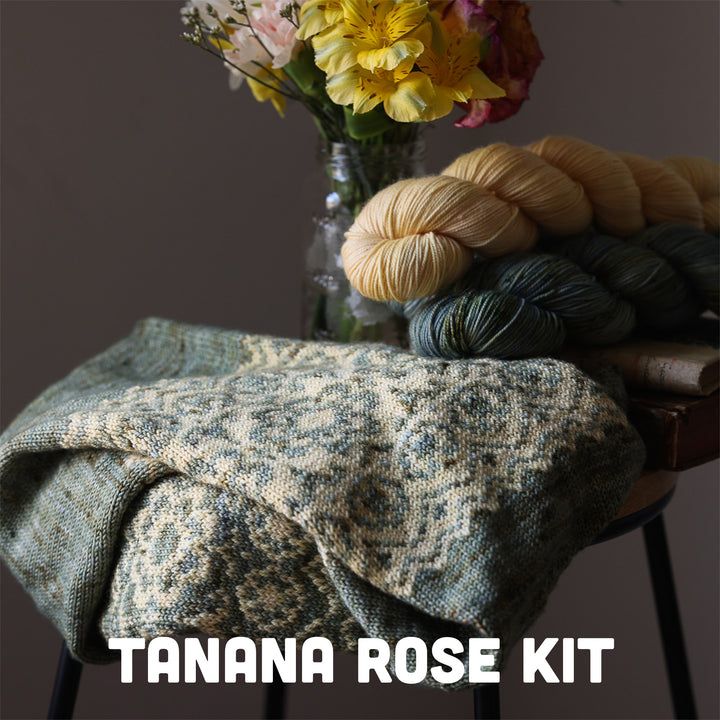 Tanana Roses Knit Pattern and Kits