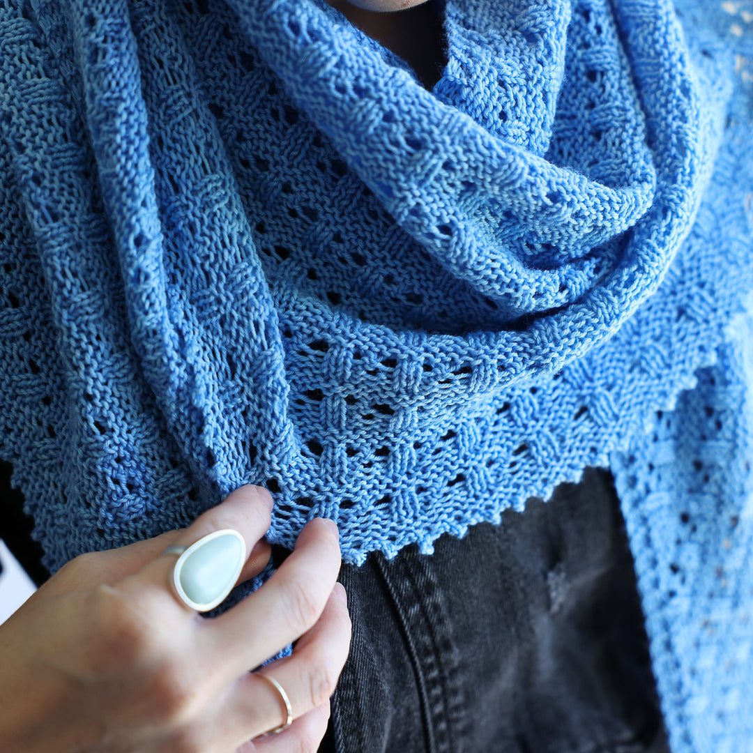Dusk in the Desert Knit Shawl Pattern