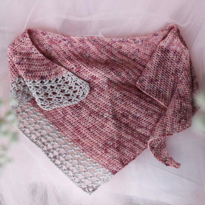 Hanky Panky Shawlette Crochet Pattern
