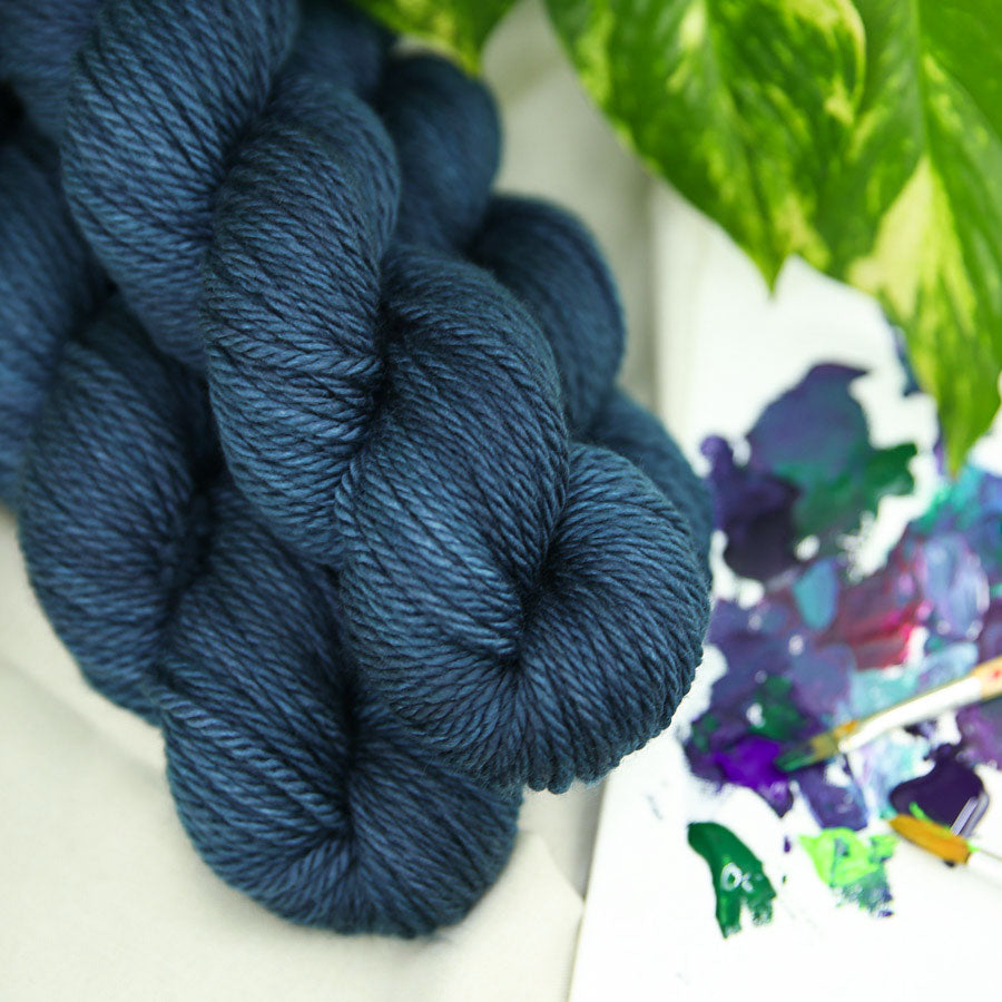 Purple & Blue Sock Weight Alpaca Yarn For Sale