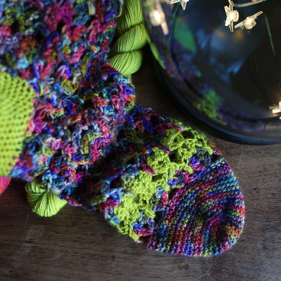Cat Walk Socks Crochet Pattern