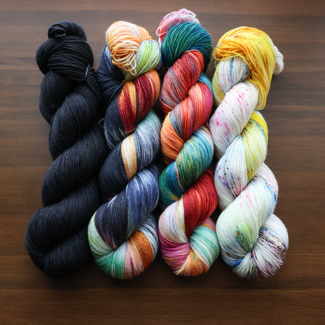 Dustwoven Shawl Crochet Pattern and Yarn Kit