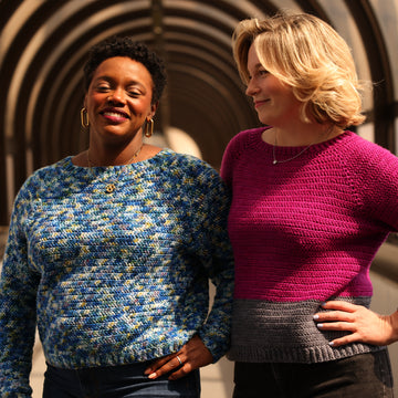 Impressions Pullover Crochet Pattern & Yarn Kit