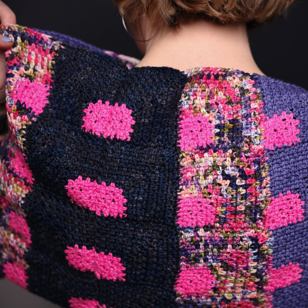 Tessellated Poncho Crochet Kit