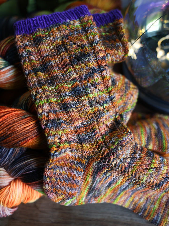 Spindle &amp; Spell Socks Knit Pattern &amp; Yarn Kit