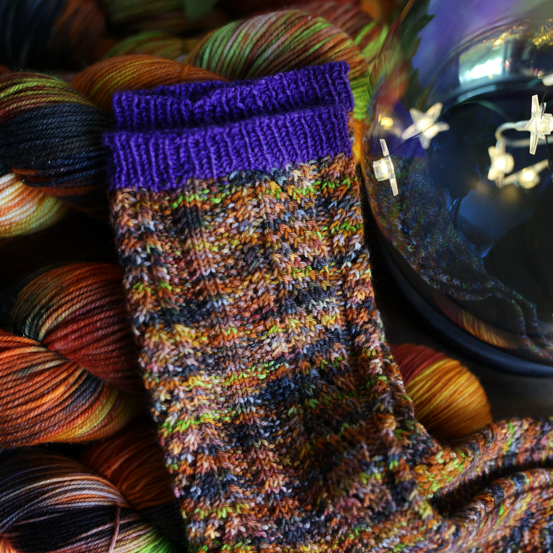 Spindle &amp; Spell Socks Knit Pattern