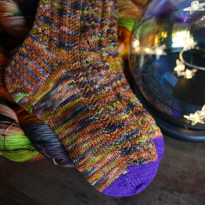 Spindle &amp; Spell Socks Knit Pattern &amp; Yarn Kit