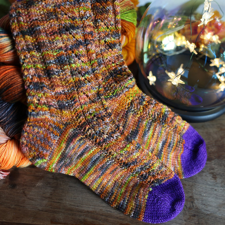 Spindle &amp; Spell Socks Knit Pattern