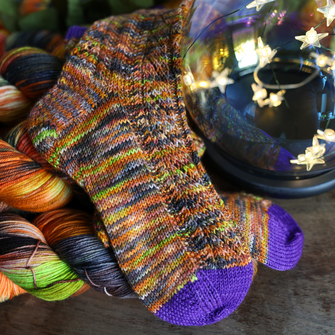 Spindle &amp; Spell Socks Knit Pattern &amp; Yarn Kit