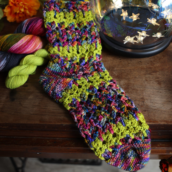 Cat Walk Socks Crochet Pattern
