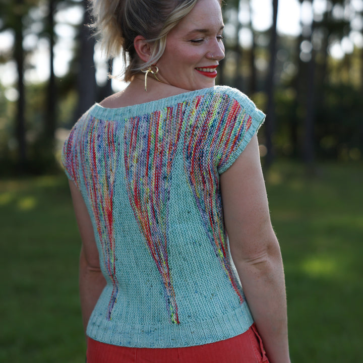 Champagne Shards Knit Pattern & Kit