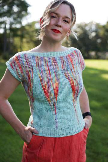 Champagne Shards Knit Pattern & Kit