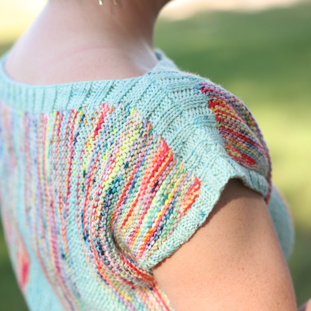 Champagne Shards Knit Pattern & Kit