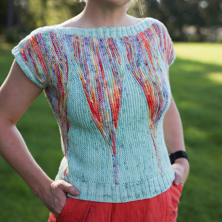Champagne Shards Knit Pattern & Kit