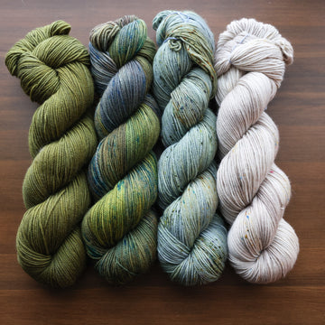 Dustwoven Shawl Knit Pattern & Yarn Kit