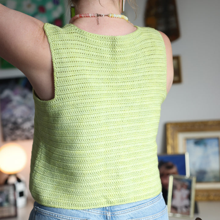 Clover Ties Tank Crochet Pattern