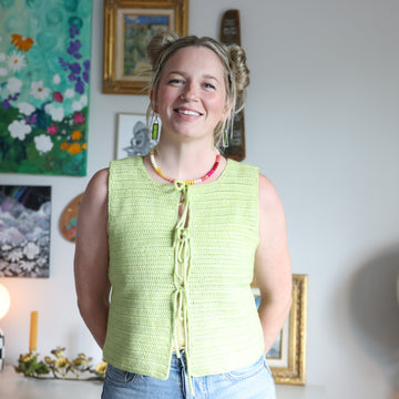Clover Ties Tank Crochet Pattern