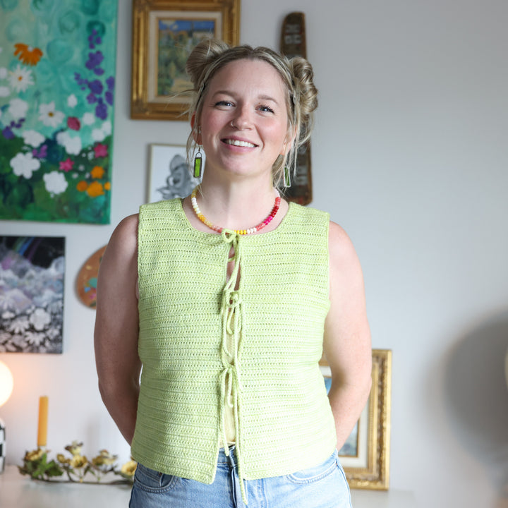 Clover Ties Tank Crochet Pattern