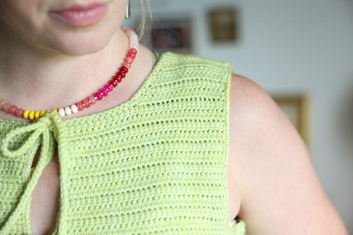 Clover Ties Tank Crochet Pattern