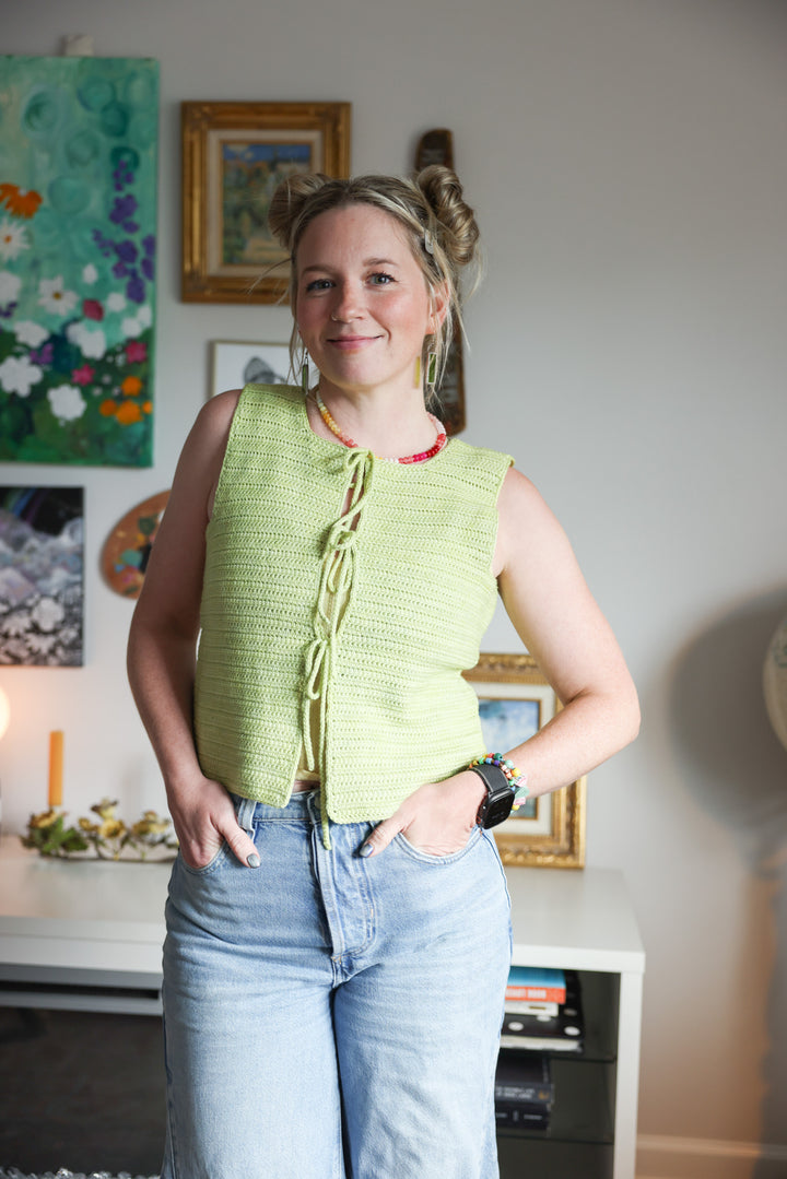 Clover Ties Tank Crochet Pattern