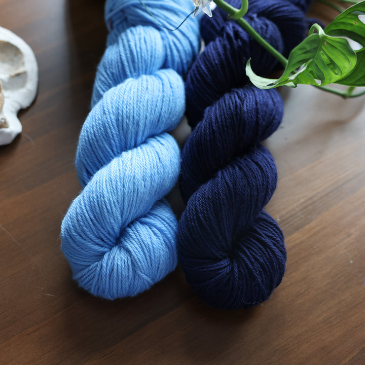 Gentle Current Cowl Tunisian Crochet Pattern and Yarn Kit