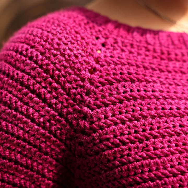 Impressions Pullover Crochet Pattern & Yarn Kit