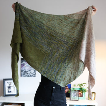 Dustwoven Shawl Knit Pattern