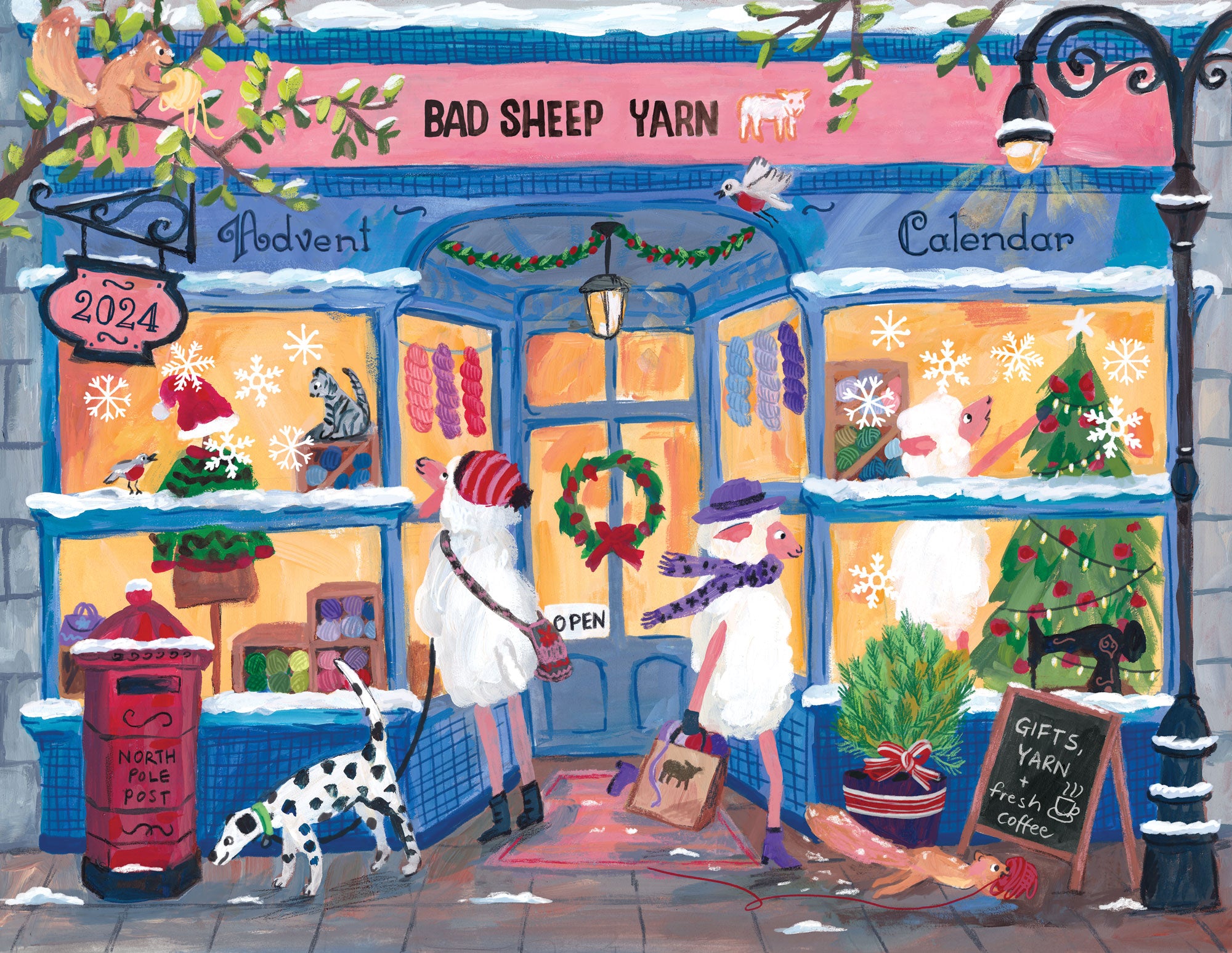Christmas Advent Box 2024 – Bad Sheep Yarn