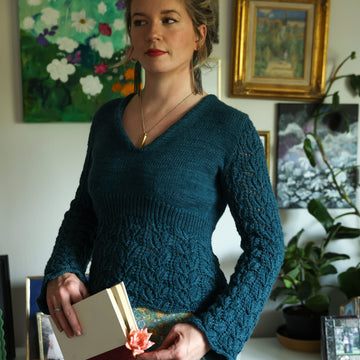Elm Lace Pullover Knit Pattern & Kit