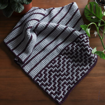 Gentle Current Cowl Tunisian Crochet Pattern