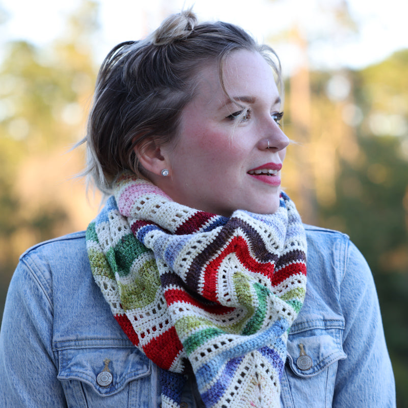 Prism Path Shawl Crochet Pattern