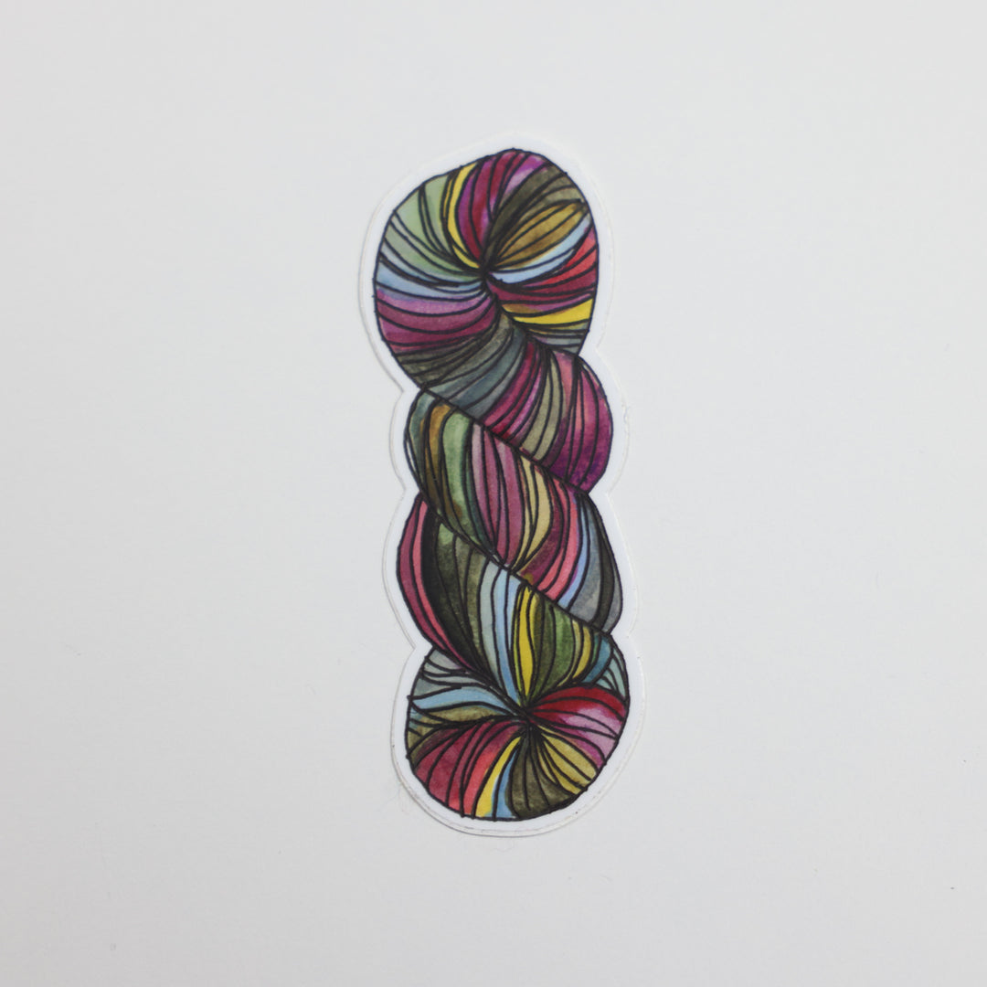 Hand Dyed Skein Stickers