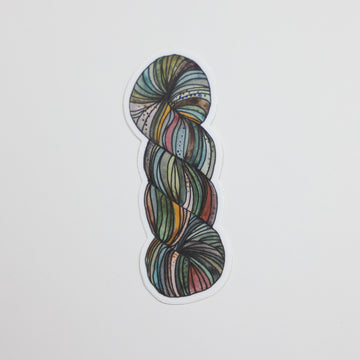 Hand Dyed Skein Stickers