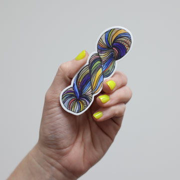 Hand Dyed Skein Stickers