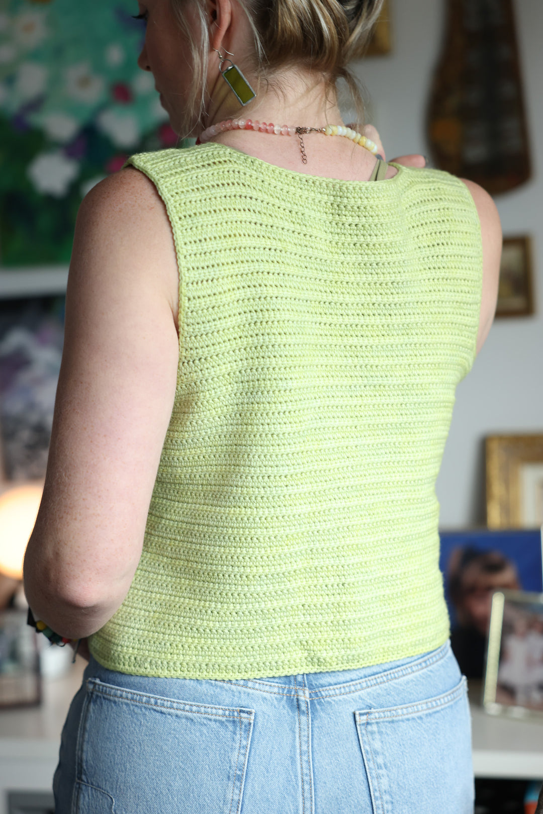 Clover Ties Tank Crochet Pattern