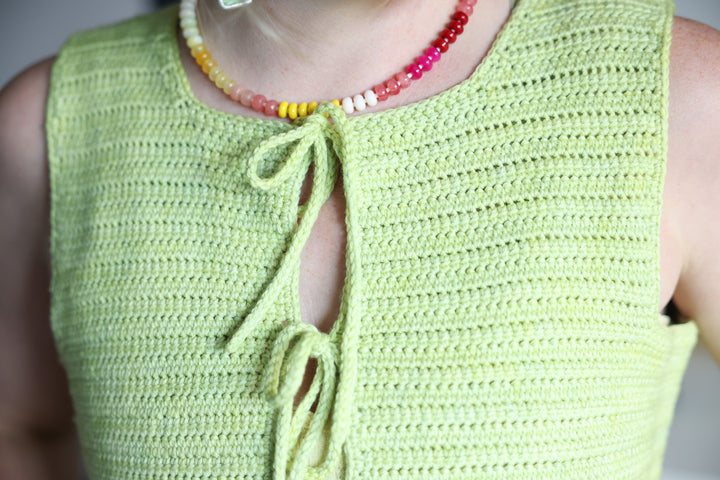 Clover Ties Tank Crochet Pattern