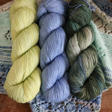 Cove Tide Shawl Knit Pattern & Yarn Kit