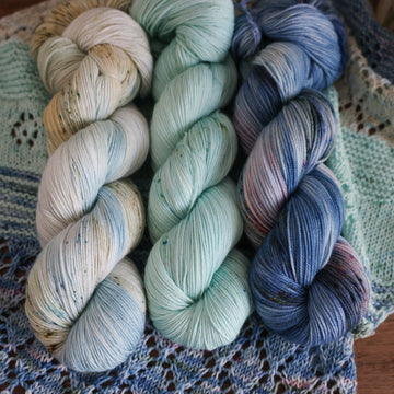 Cove Tide Shawl Knit Pattern & Yarn Kit