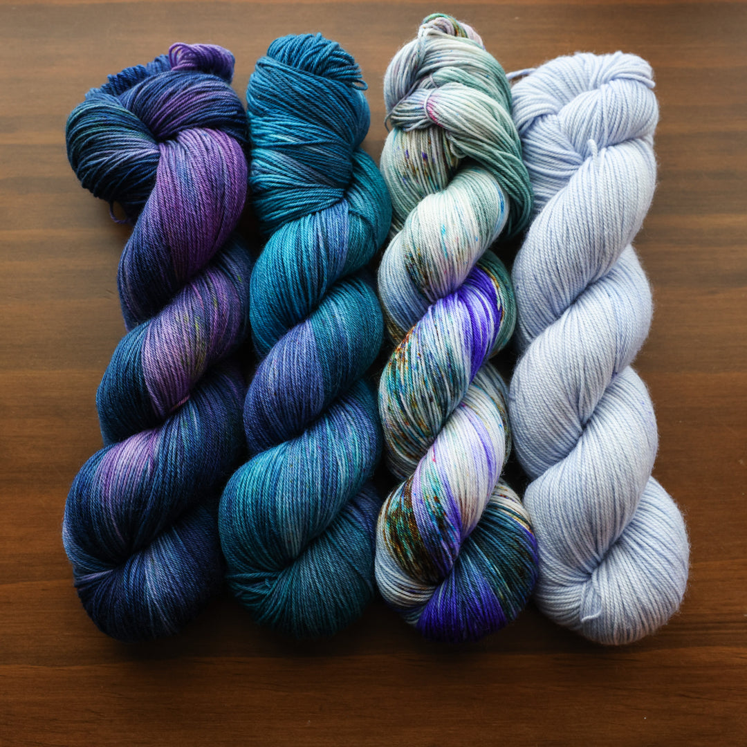 Dustwoven Shawl Crochet Pattern and Yarn Kit