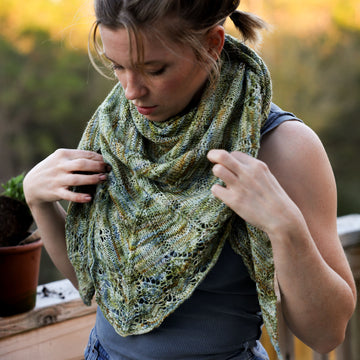 Plant Lady Shawl Knit Pattern